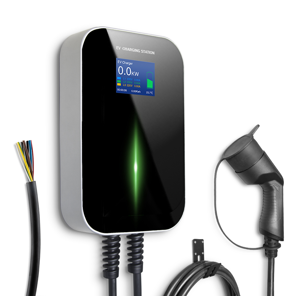 16 А 3 фазы 11 кВт Тип 2 RFID настенный EV Wallbox для электрического автомобиля