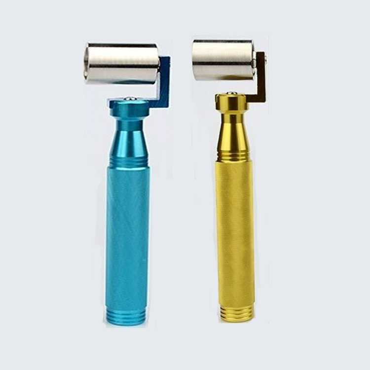 Home wallpaper stainless steel pressure roller construction tool seam flat pressure roller with bearing