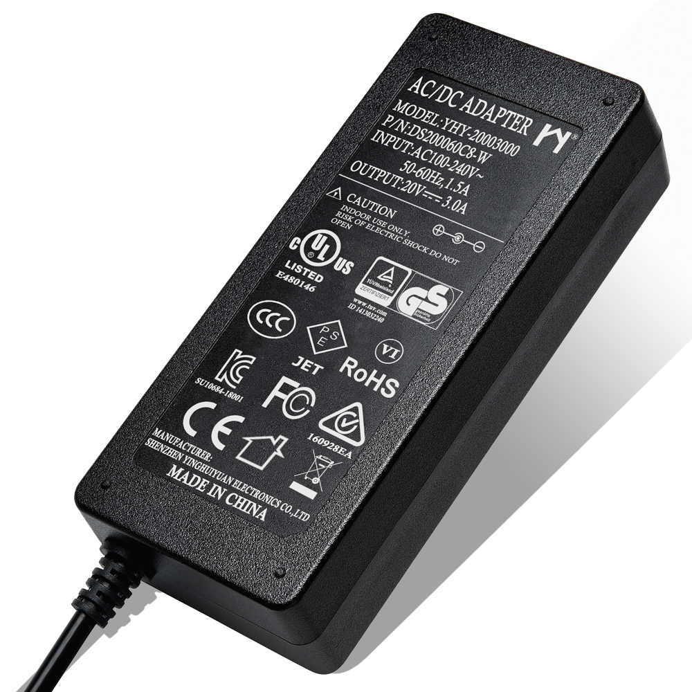 Ac/dc настольного 3.16a 3.65a переключатель Dc24v водителя Saa Ul Cul 2a 100v до 240v 12v 15v 16,5 v 18v 19v 20V 24v 30v 60 Вт универсальный адаптер