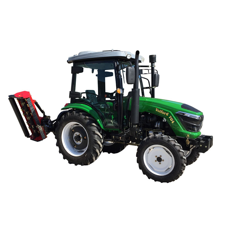 cheap low fuel consumption diesel powered four wheel drive 70hp agricultural field cultivator tractor