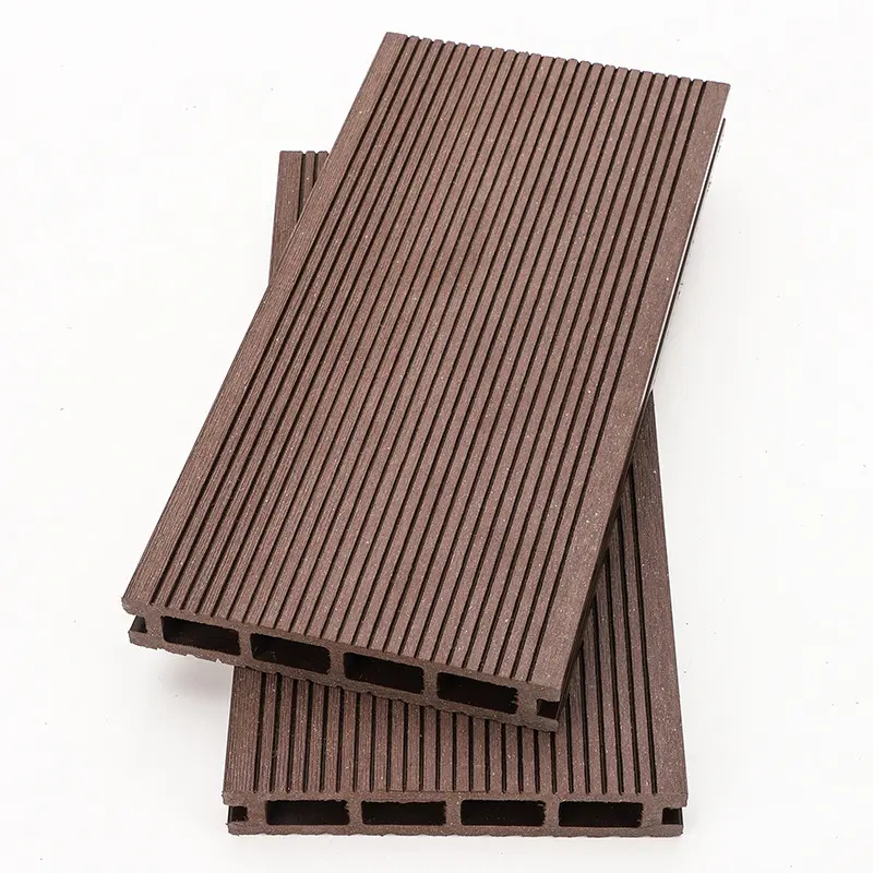 WPC Composite Outdoor Decking / Terrace Flooring/ Solid Hard Wood Composite Decking Board