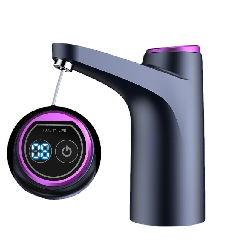 LED Display Automatic Water Bottle Dispenser USB Charging Water Quality Detection