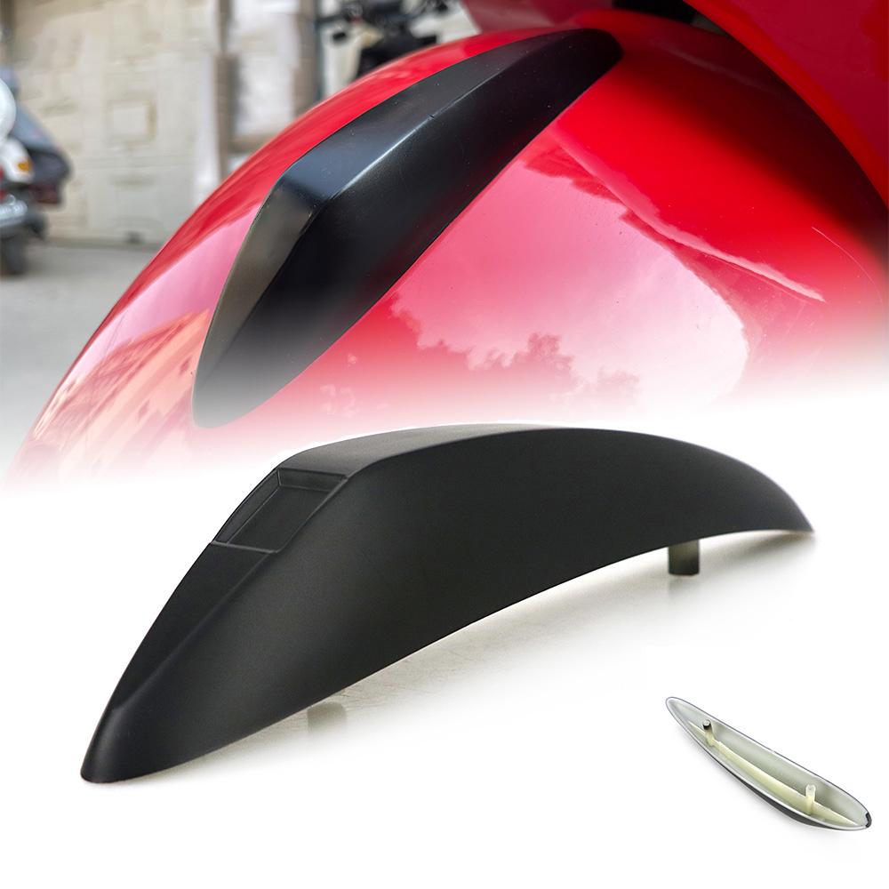 Motorcycle Front Fender Nose Decoration Beak Front Winglets Cover ABS PLASTIC Accessories For VESPA GTS 150 250 300 GTV300