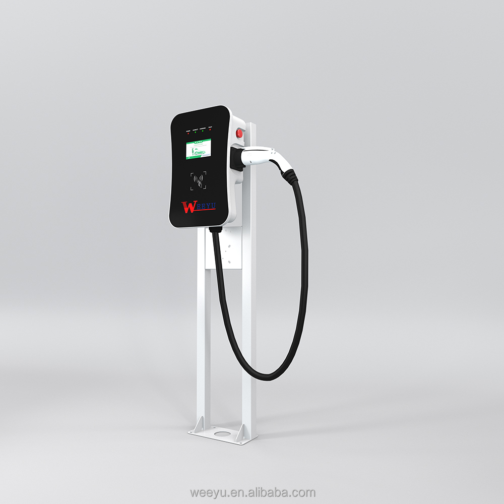 220V 7KW 32A EV Charging Stations Floor Standing Car Charger for All Electric Car AC Charging
