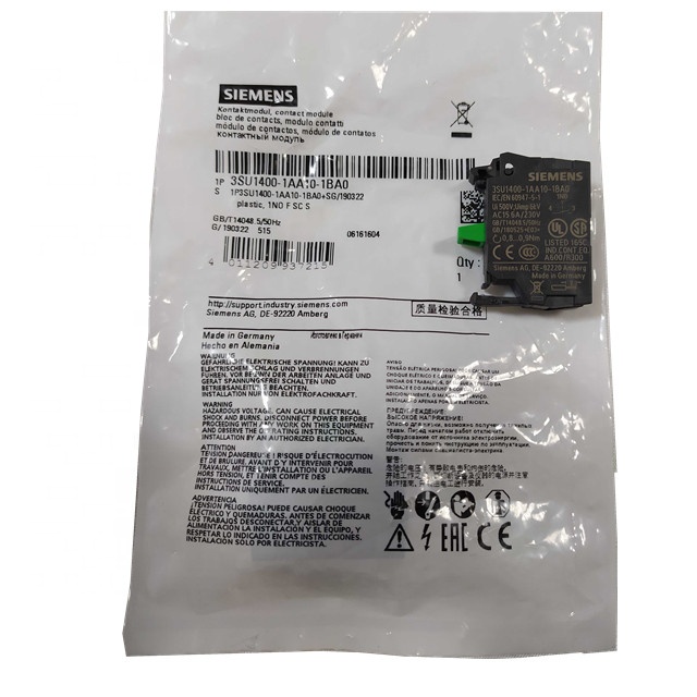 3SU1400-1AA10-1BA0 Новый и оригинальный кнопочный переключатель вспомогательный КОНТАКТНЫЙ модуль