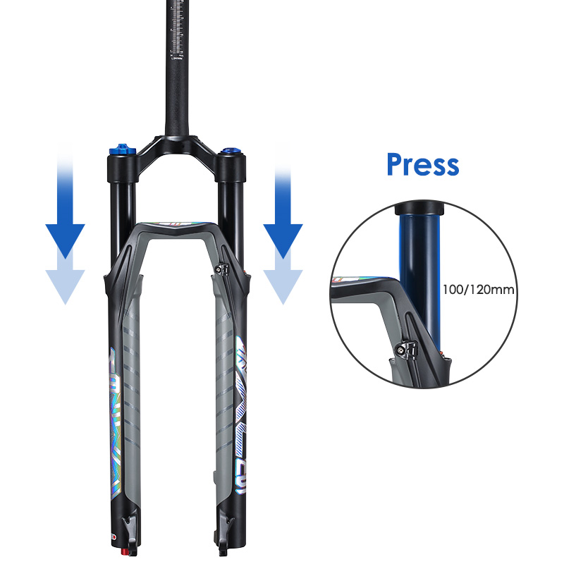 MTB Bicycle Front Fork Suspension Air 27.5/ 29er Inch Mountain Bike 32 RL100mm Fork For Bicycle Accessories
