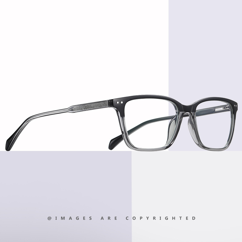 New hot TR frame copay acetate eyeglasses men women fashionable blue light blocking glasses optical square frames