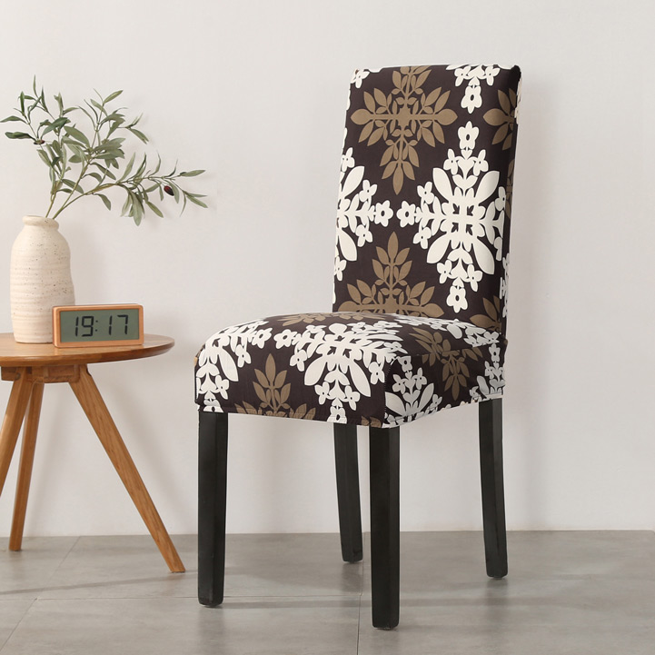 Wholesale Luxury Home Decoration Chair Cover Set Bohemian Style Flower Covers Chair