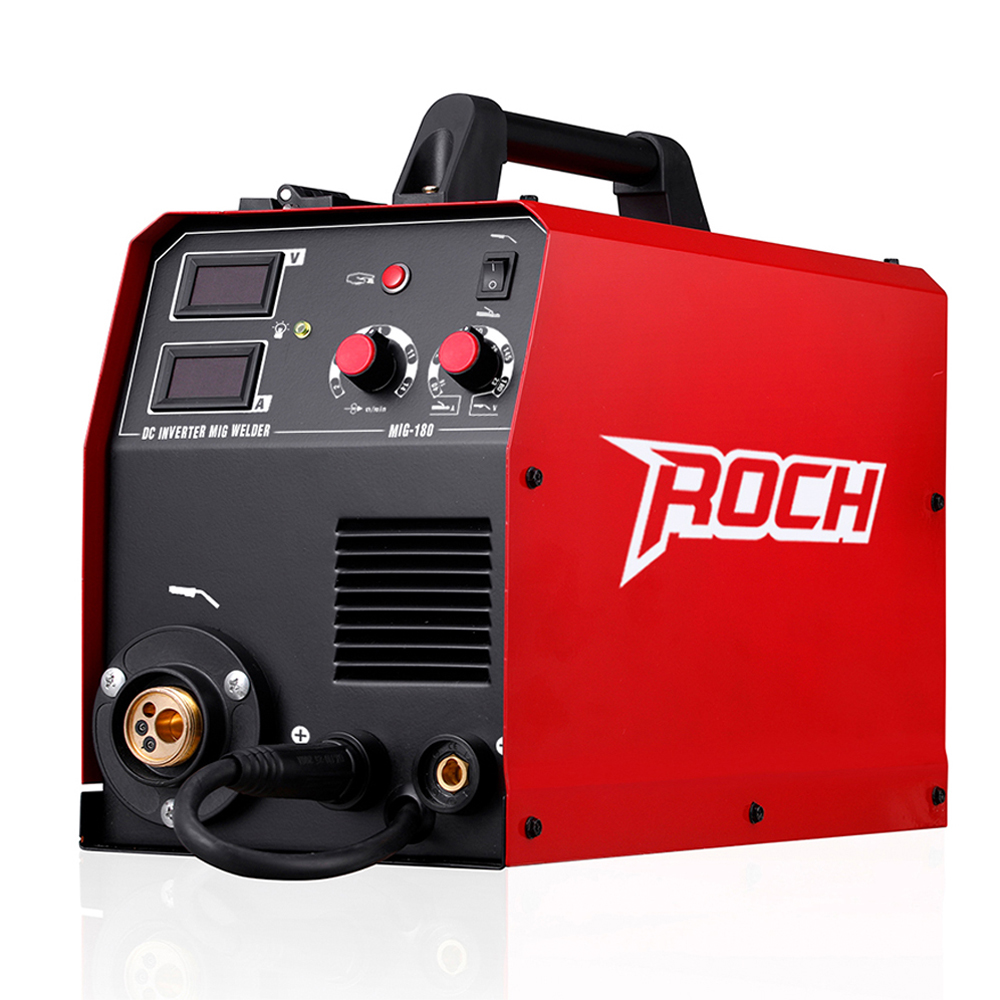 MIG-180 220v mini portable DC inverter gasless mig welding machine