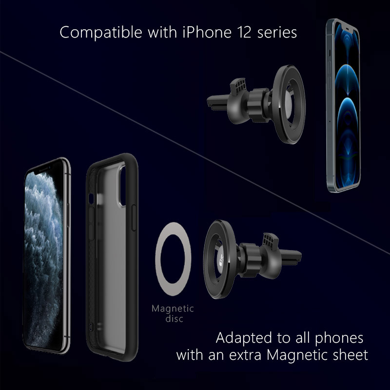 Air Vent Car Fragrance Holder Magnetic Car Phone Holder for iPhone 13 12