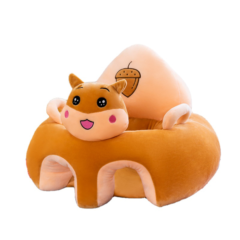 Sofa seat children cartoon learn to sit on children's sofa anti-fall soft baby chair safety seat maternal baby chairs only cover