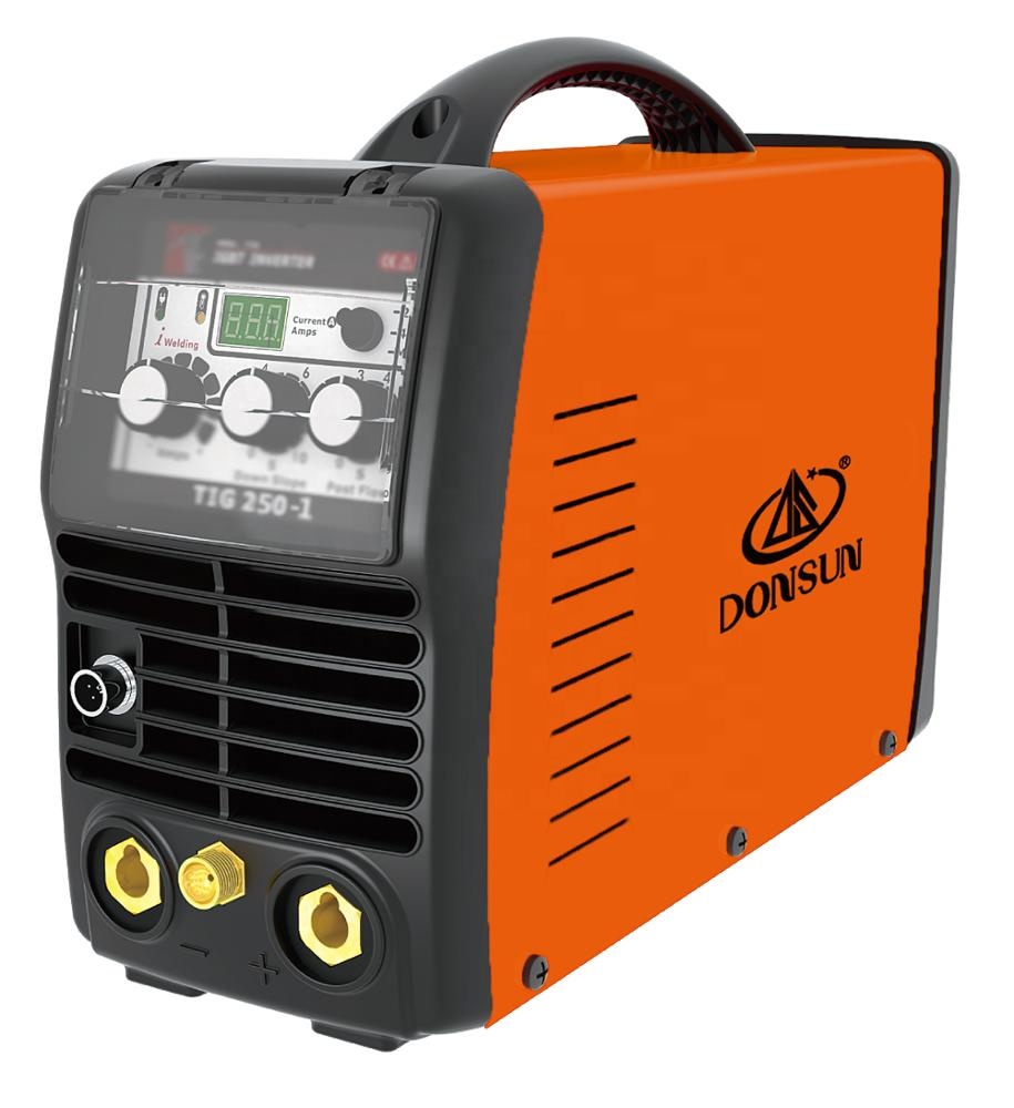 TIG 250-1, новая модель, портативный Электрический небольшой сварочный аппарат Tig