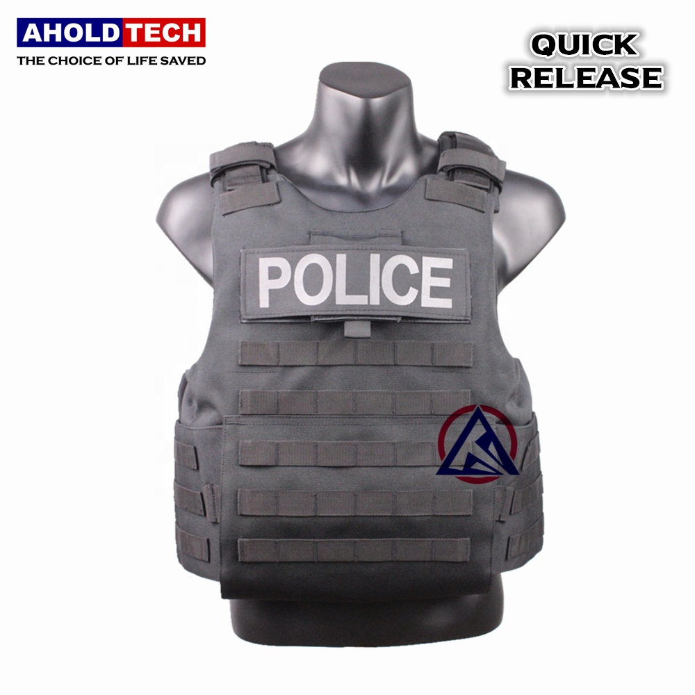 Aholdtech легкий вес NIJ IIIA 3a тактические Molle Quick Release пуленепробиваемый жилет 4-го уровня для армии Военная полиция