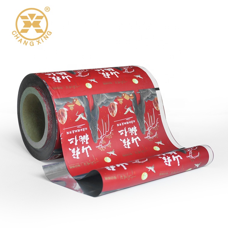 Matte Red Bright Silver Aluminum PET Metallized Film China Metallic Foil For Flexible Packaging And Lamination For Nuts