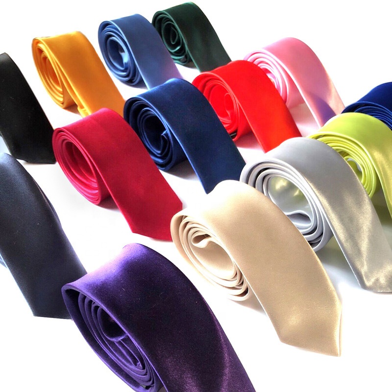 Men 5cm Gentlemen 35 Color Tie Casual Leisure Wedding Narrow Bridegroom Necktie Fashion Polyester Neck Ties