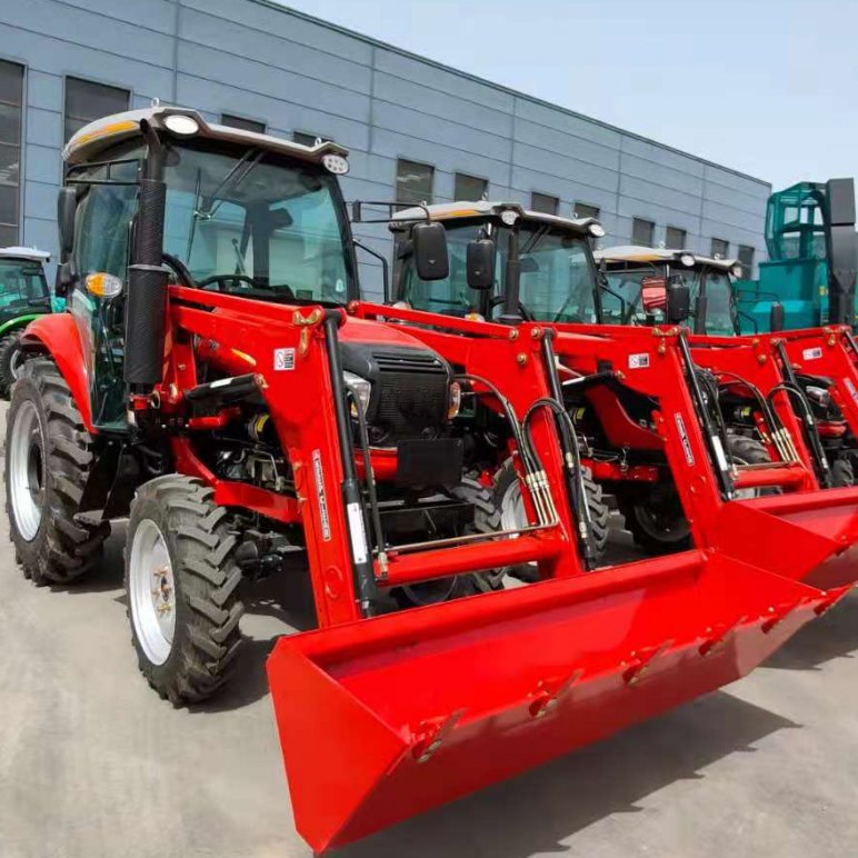 tractor carry front end loader an backhoe farmland digging jobs