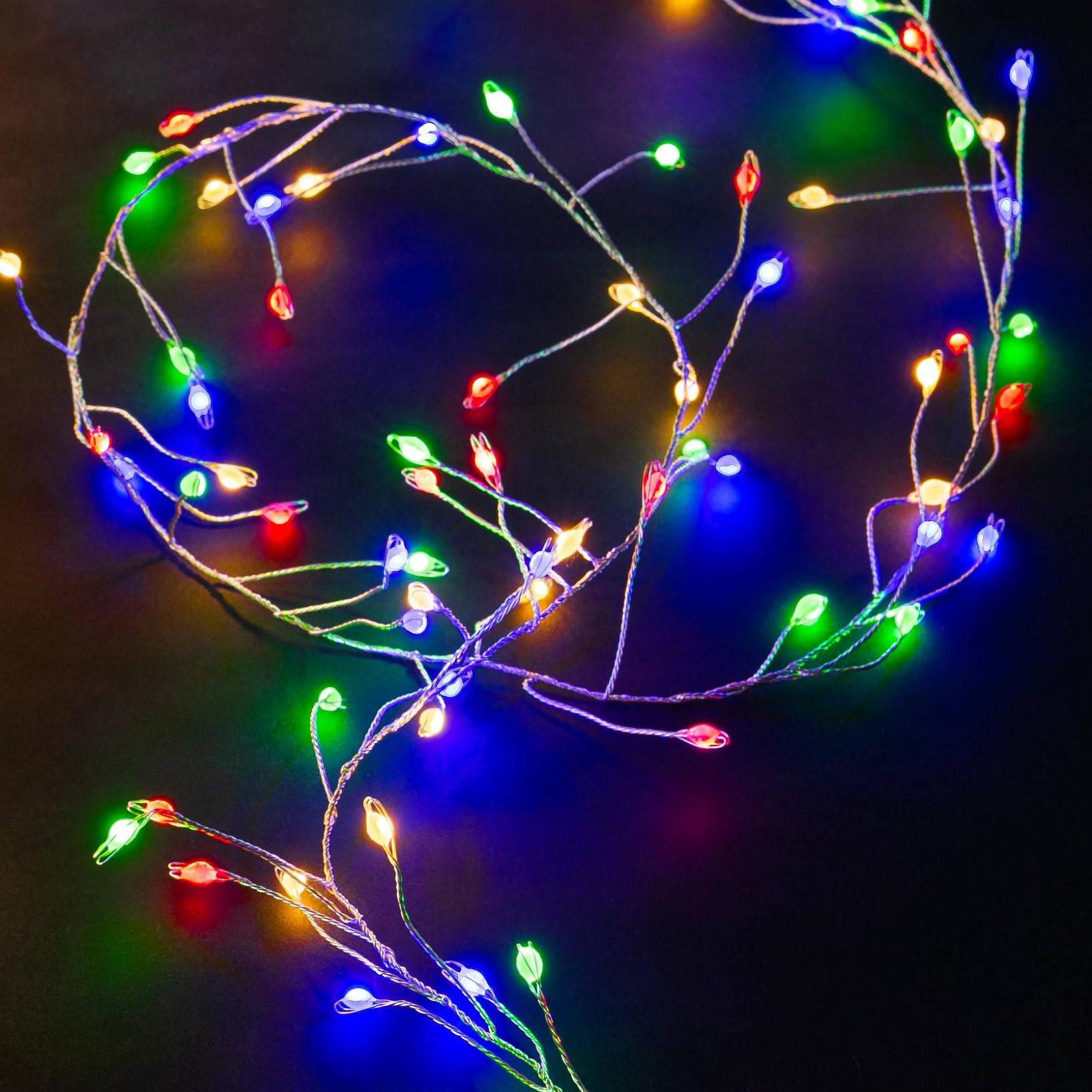 Solar Powered Wire Copper LED Fairy Holiday Party Decoration Outdoor Indoor Led String Light