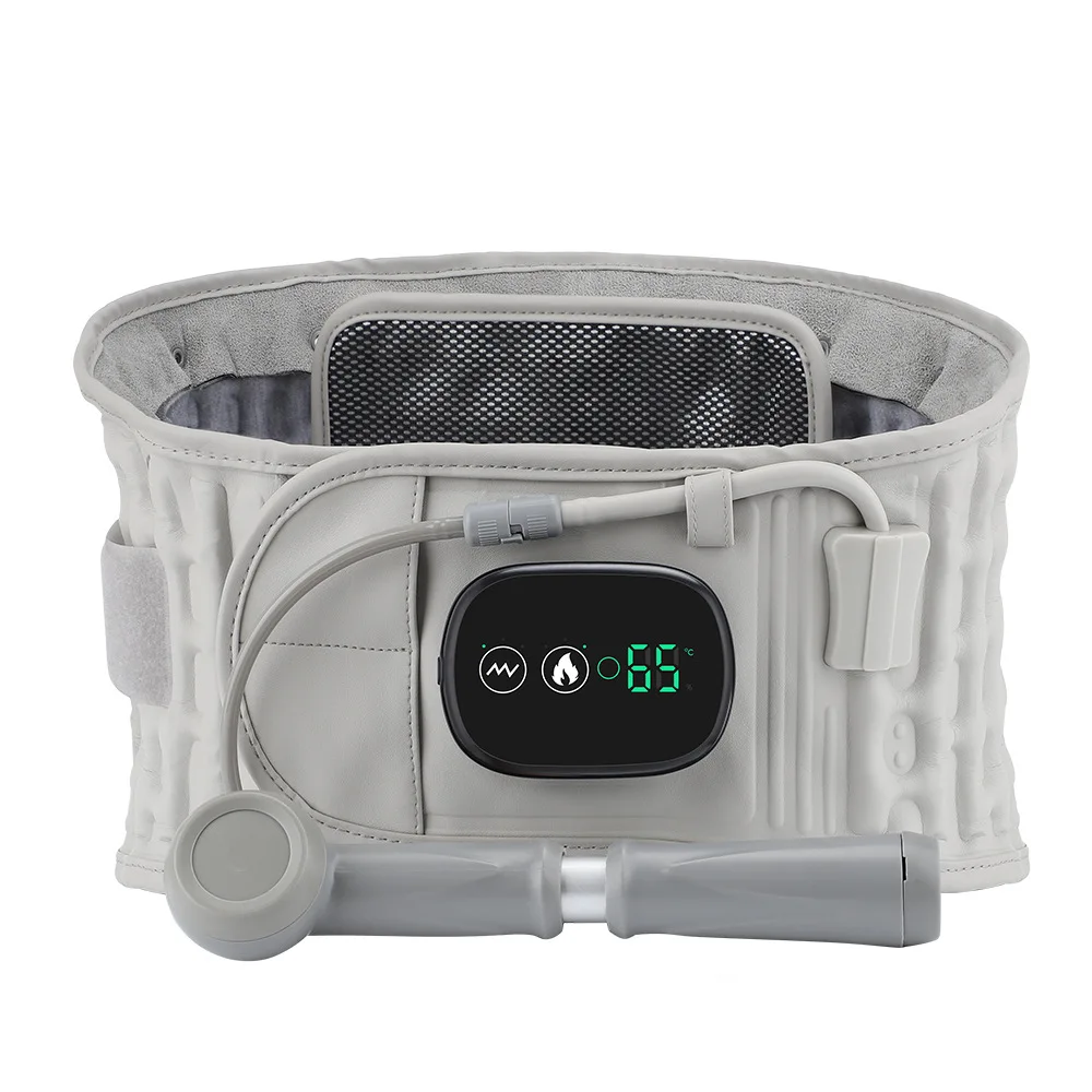 Breathable Relief Waist Back Pain Massage Herniated Disc Pain Back Heated Waist Support Belt Lumbar Traction