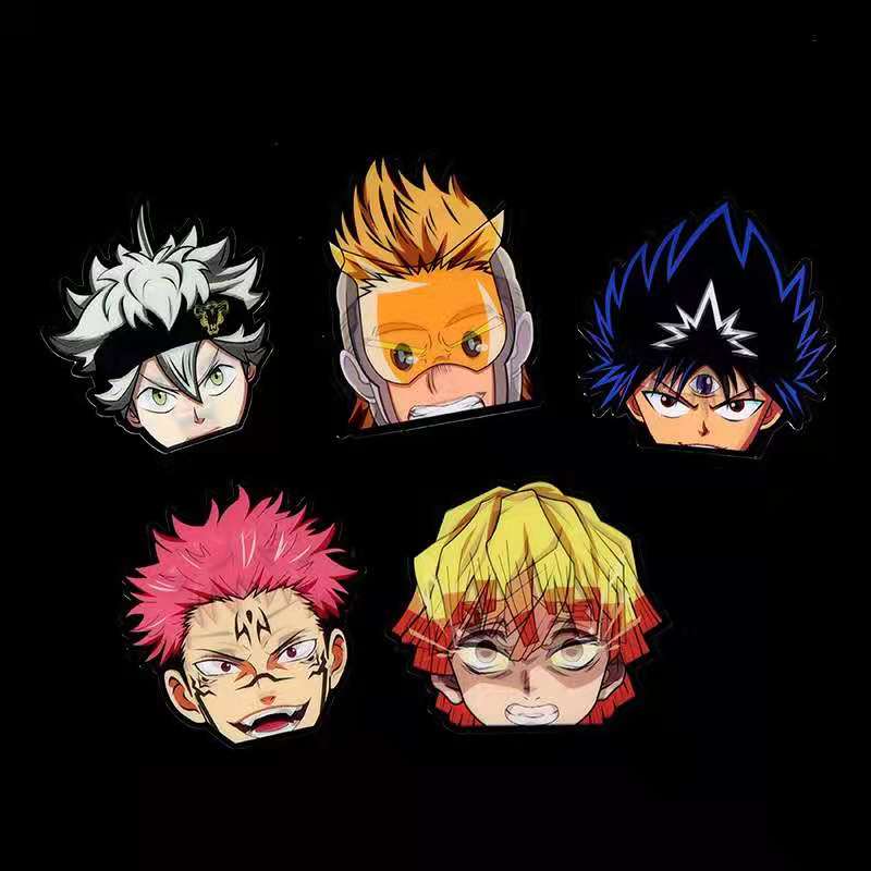 Lenticular Motion Sticker Custom Lenticular Anime 3D Sticker Car Anime Hot Sell Die Cut Stickers