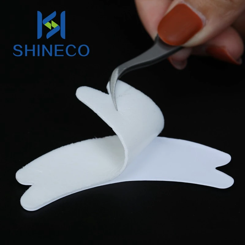 Подушечки для глаз SHINECO STY-15 с фирменной маркой, микропенопластовые подушечки для наращивания Eeylash, Заводские подушечки для глаз OEM, закрывающие под ресницы