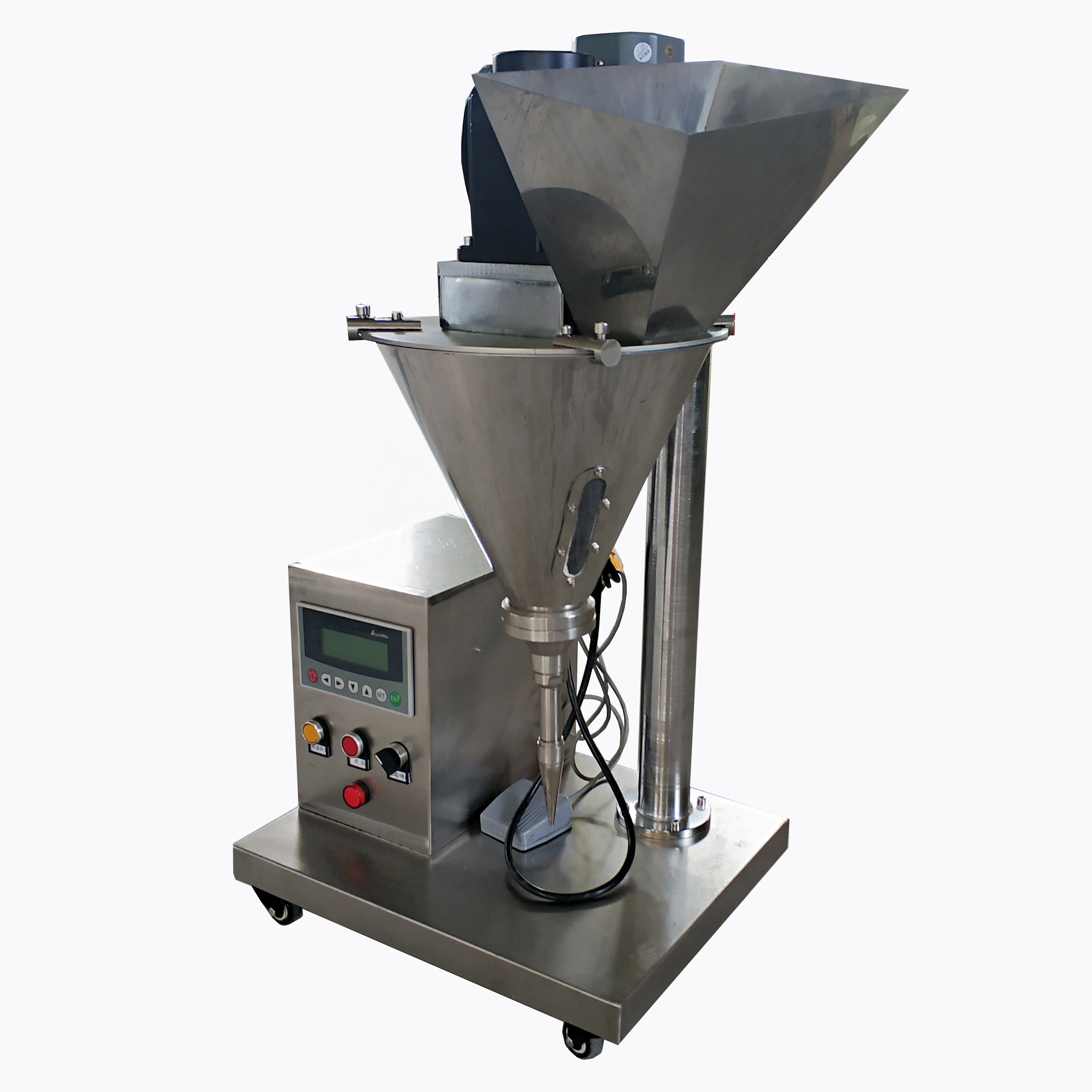Semi-automatic Desktop Dry Powder Weighing Filling Machine Auger Filler Machine