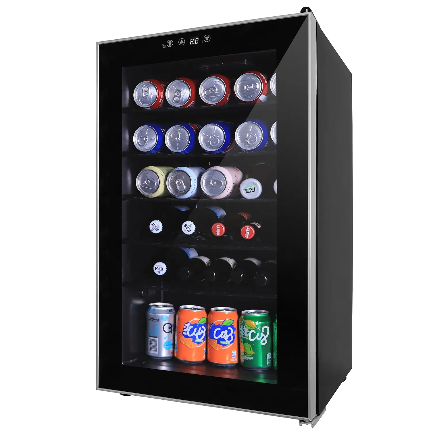 Hicon hot selling 24 botttles wine cooler cabinet custom ETL,ROHS,Reach,LFGB,DGCCRF