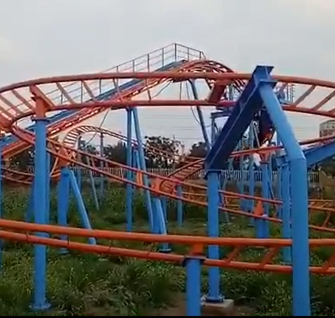 Family game rides amusement park equipment cheap mini roller coaster for sale