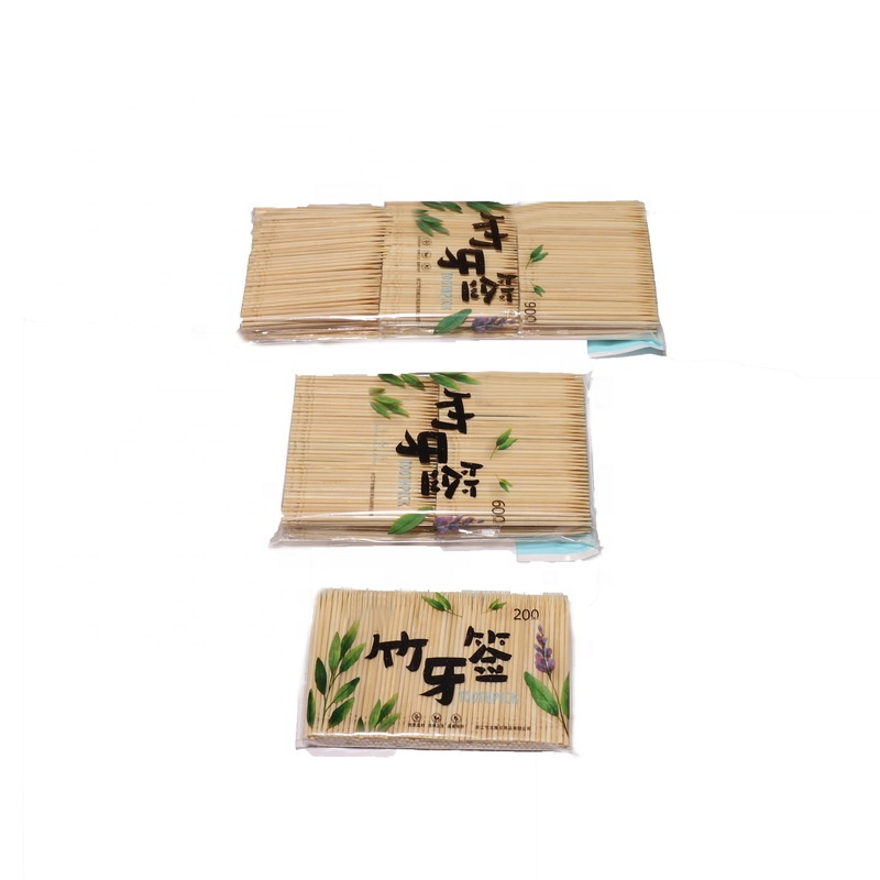 Hot Sale Bamboo Disposal Tooth Cleaning Picks Care for Adults