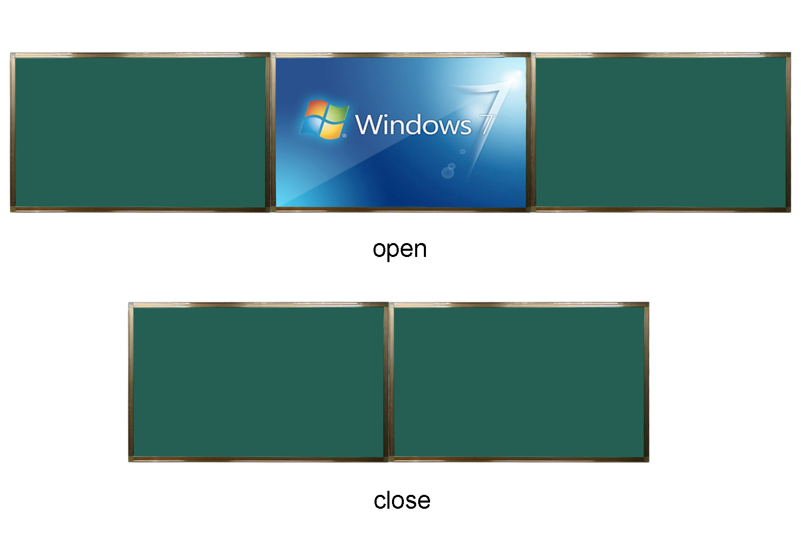 magnetic sliding chalkboard green board price standard size chalk board classroom blackboard for school