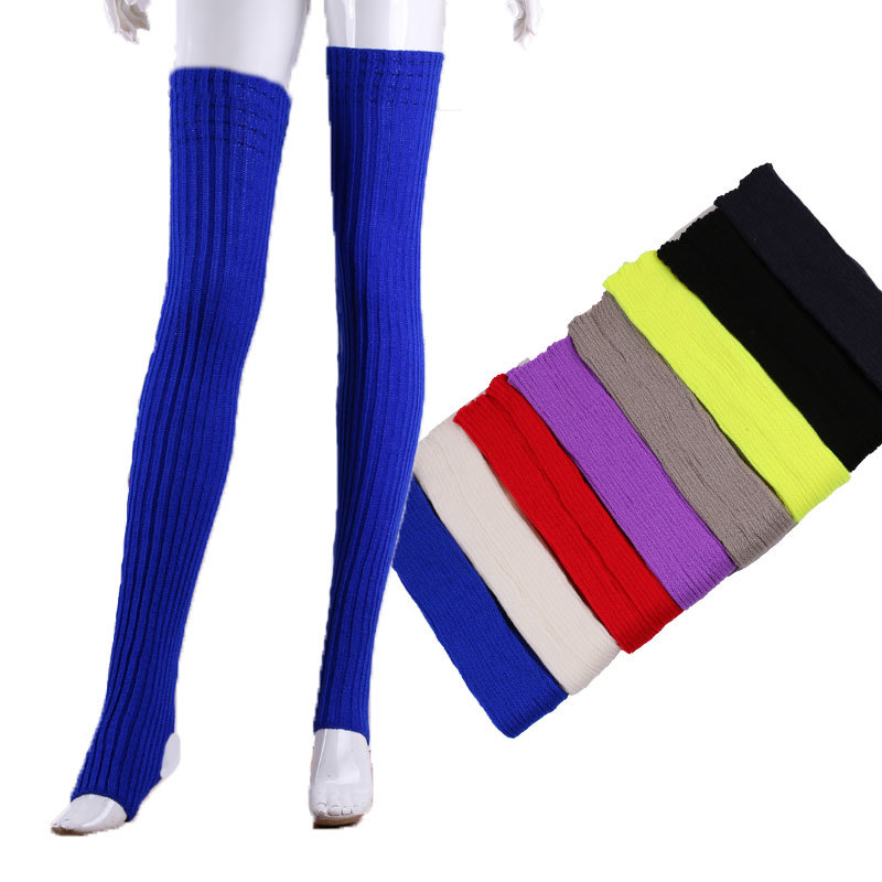 Autumn/winter leggings knitted new lengthened woolen leg warmers