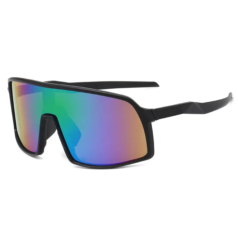 High quality Colorful large frame windproof outdoor cycling sports glasses