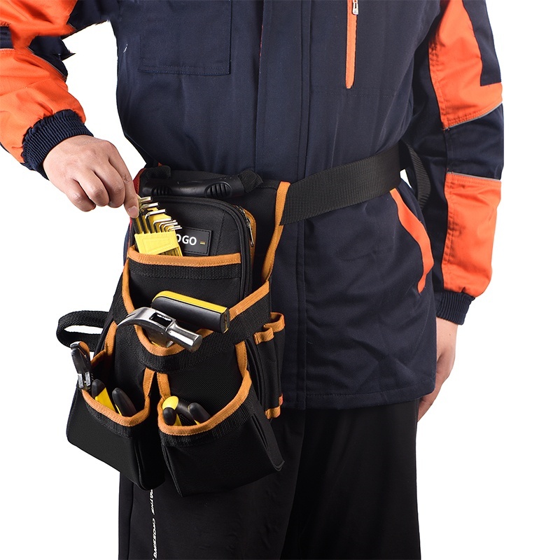 Electrical work Tool Belt Accessories Store heavy-duty toolkits for technicians to use with power tool belts