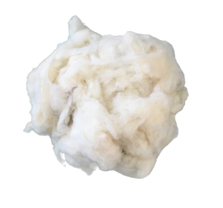 0.9D/25mm recycled microfiber polyester staple fiber garment filling siliconized