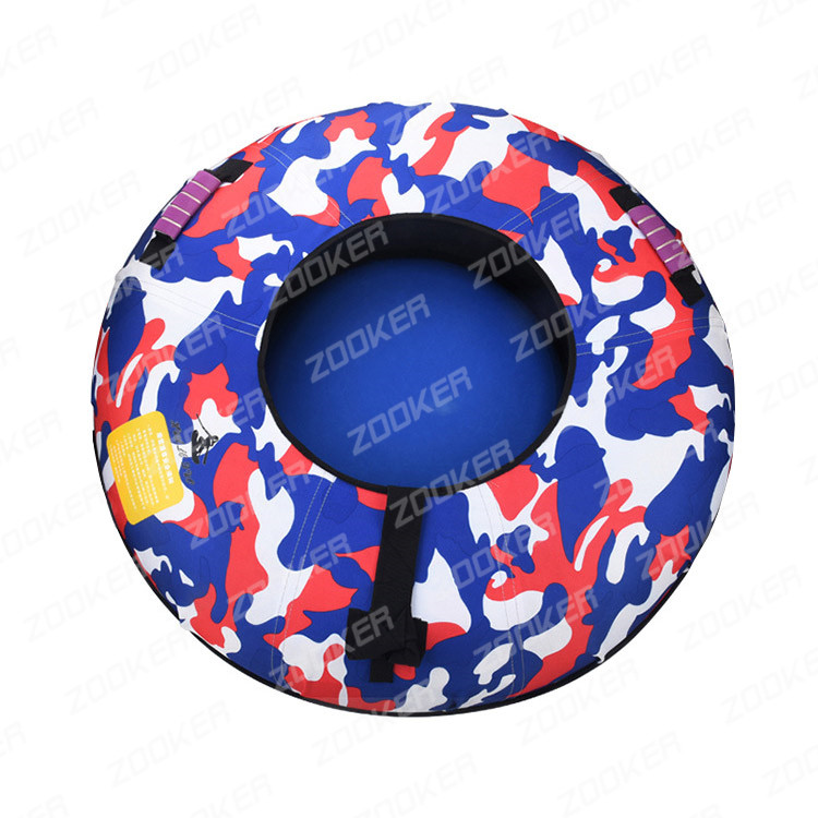 100cm Hard bottom rubber tire inner tube towable Winter Sport Inflatable Towable sledge Ski Sled Snow Tube