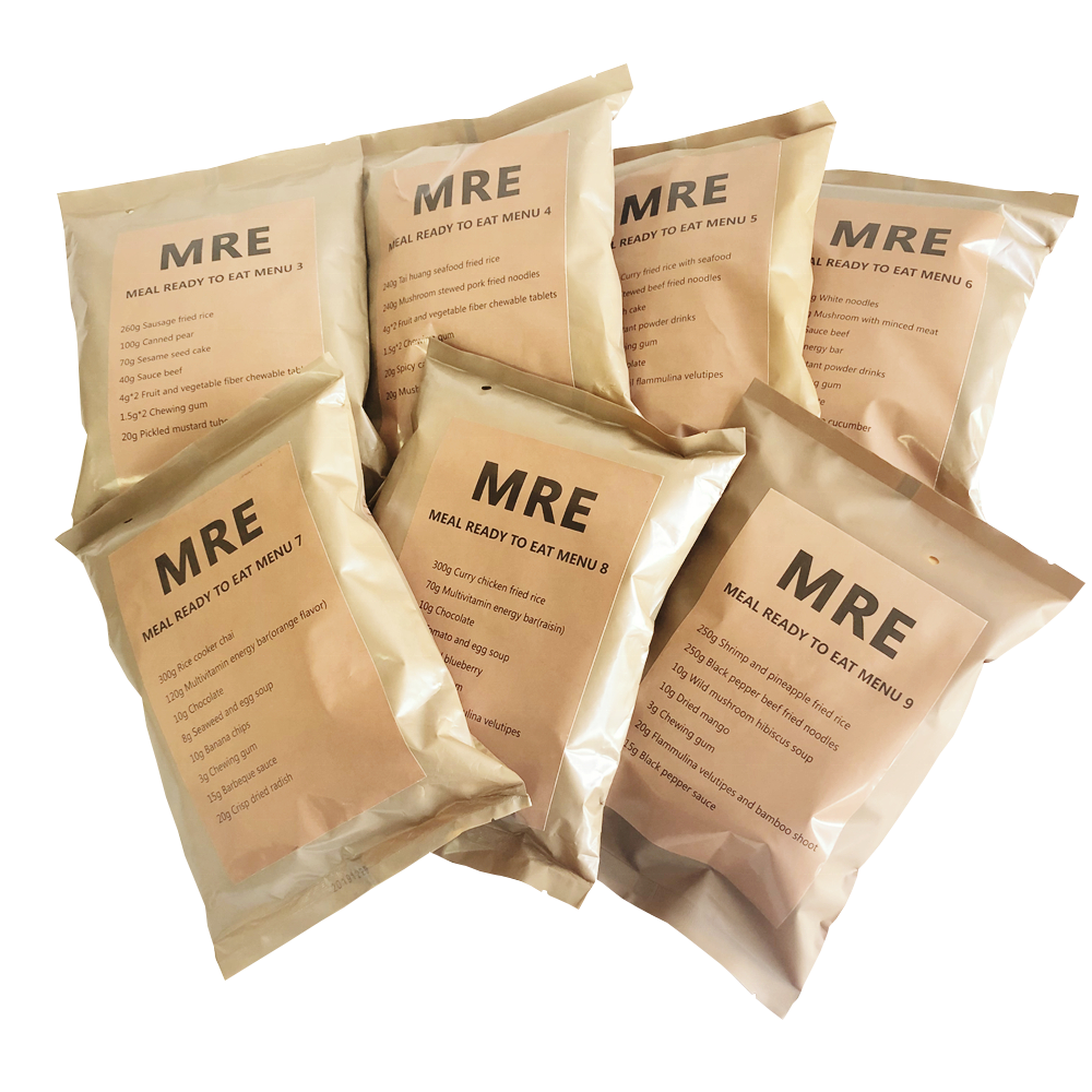 САМОНАГРЕВАЮЩАЯСЯ пища Mre, мгновенная пища для риса, экстренная пищевая рация, поставщик Mre