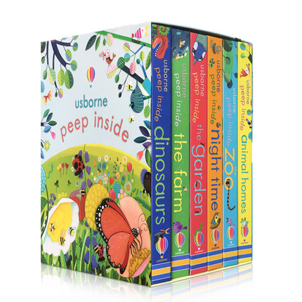 6 шт Usborne открытым внутри из зооппарка английские развивающие 3D клапаном иллюстрированные книги для маленьких детей для чтения книг школа поставщиком