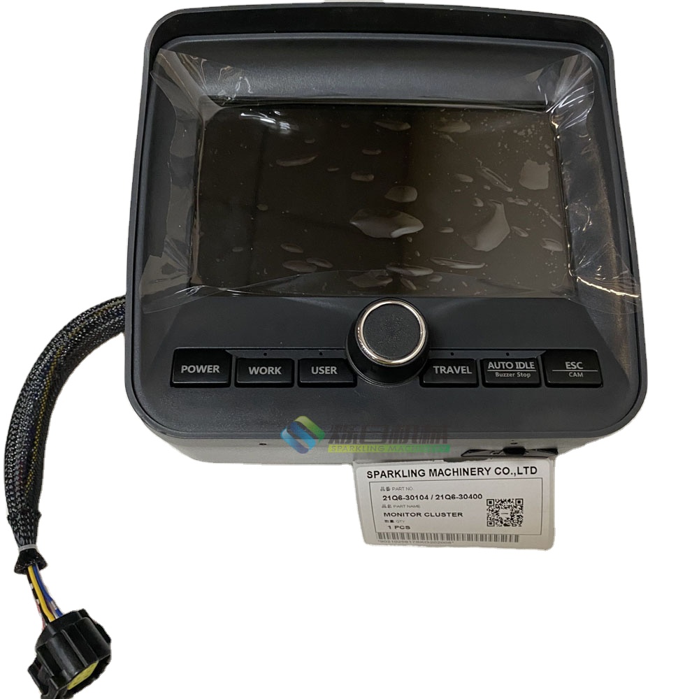 Монитор экскаватора R220-9S R220-9 монитор для 21Q6-30104 21Q6-30105 21Q6-30400