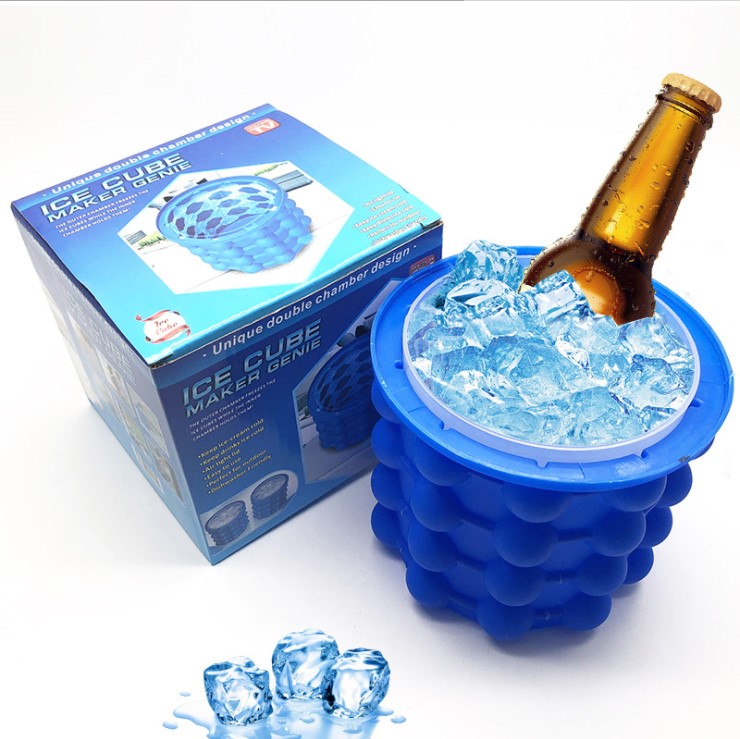 Ice Maker Genie Magic Ice Cube Maker Ice Cubes Bucket