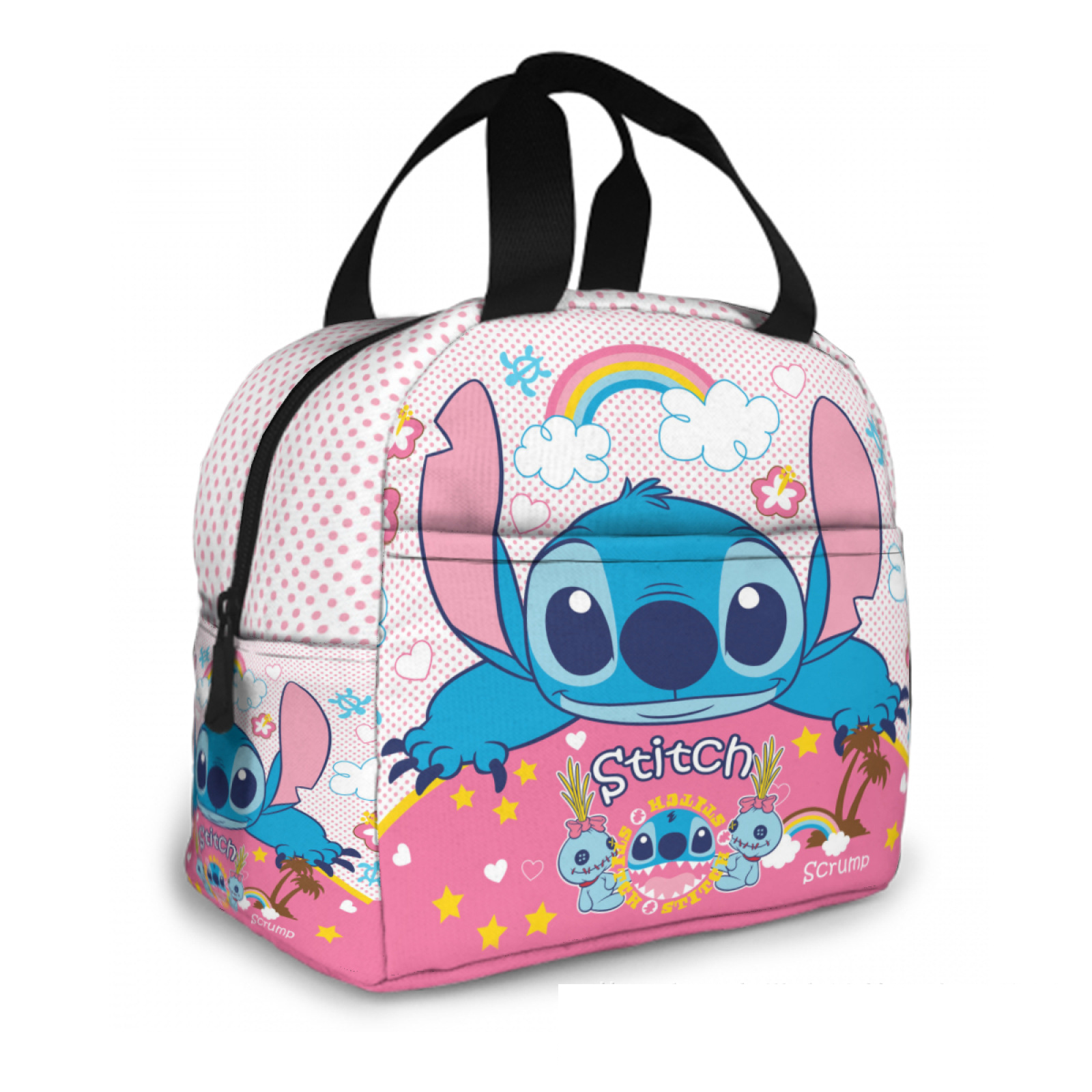 Изоляционная сумка для ланча серии Stitch, милая Водонепроницаемая Термосумка для ланча, детский мультяшный Ланч-бокс