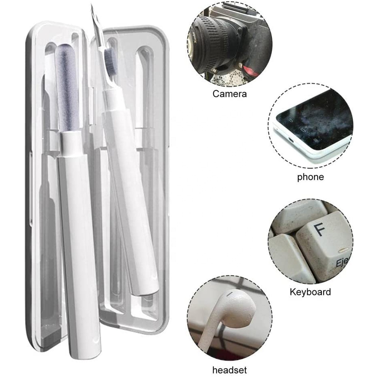 Многофункциональная чистящая ручка для Airpods, набор для чистки наушников для Iphone Airpod, очиститель наушников