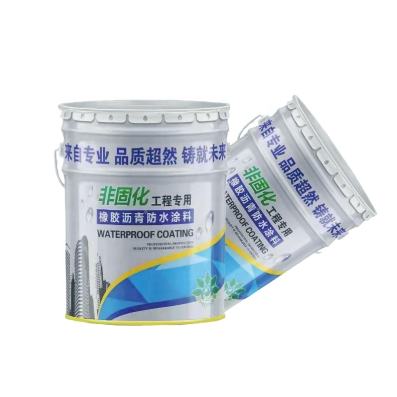 Black non-curing rubber asphalt waterproof coating bitumen 60/70 Waterproofing materials