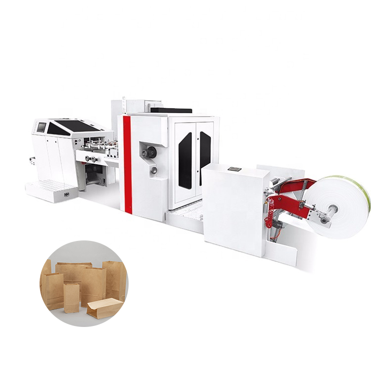High Speed Low Cost Paper Kraft Gift Paper Bag Making Machine Fully Automatic