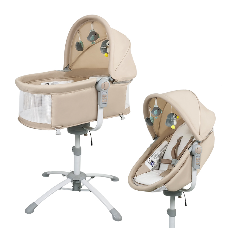 Top-Ranked Multifunctional 3-in-1 Baby Cradle Swing Baby Rocker Baby Bouncer Electric Crib for Newborns