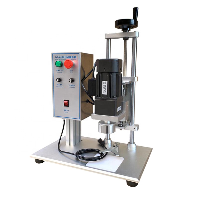 Wholesale Semi-Automatic Drum Glass Bottle Aluminum Cap Sealing Machine