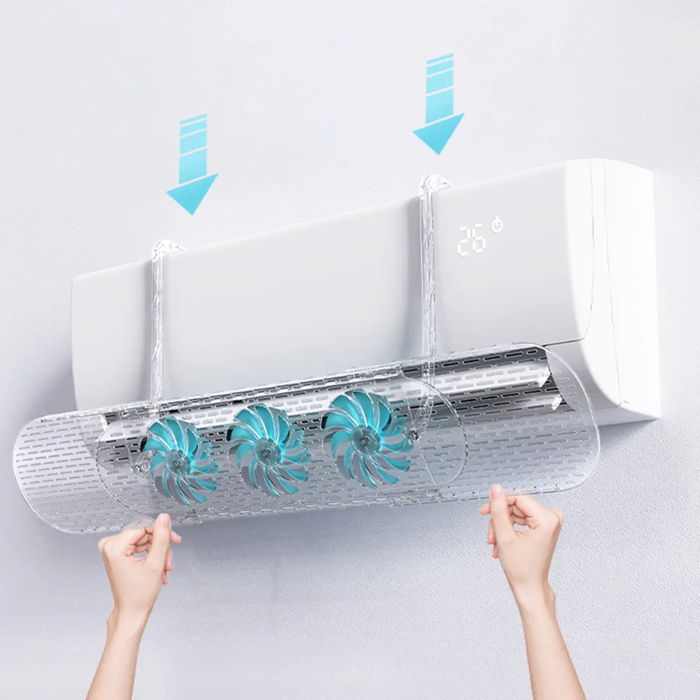 Factory Wholesale Supplies High Quality OEM/ODM Crystal Clear Air Conditioner Wind Deflector For Air Conditioner Supplier