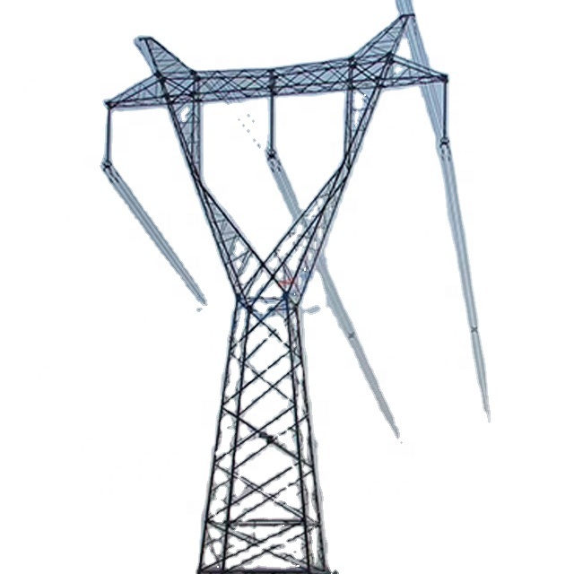220KV High Voltage Galvanized Electricity Line Power Tower 11KV Transmission Power Tower