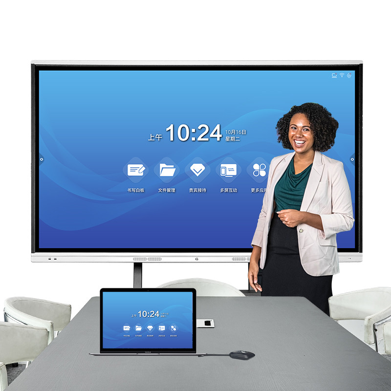 Лидер продаж OEM ODM оптовая цена Высокое качество 65 75 86 дюймовый Multi Touch Screen All-in-one PC Smart Whiteboard