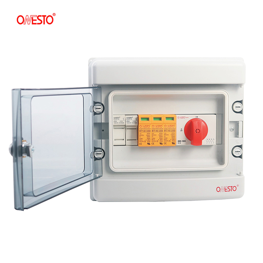 Solar Junction Box String Box for PV System with Fuse Wall Mounted PV Combiner Box