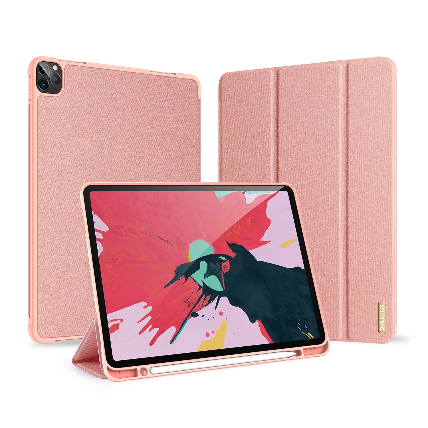 Противоударный три раза чистый цвет для ipad pro 11 смарт-чехол для ipad pro 11 Чехол ipad pro11 2020