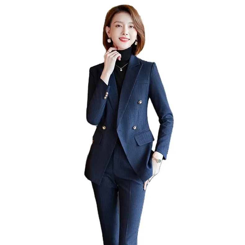 High-quality Professional Women Must-have High-end Professional Suits Ladies Two-piece Suits